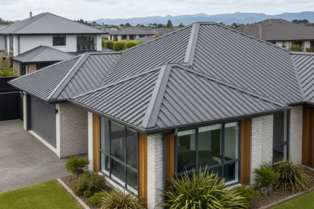 Roof Replacement Waikanae residential project completed by the best roof replacement company in Waikanae using durable metal roofing