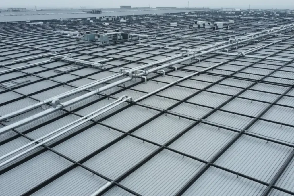 Large scale industrial roofing project completed by Roofing Lower Hutt delivering strength durability and weather protection