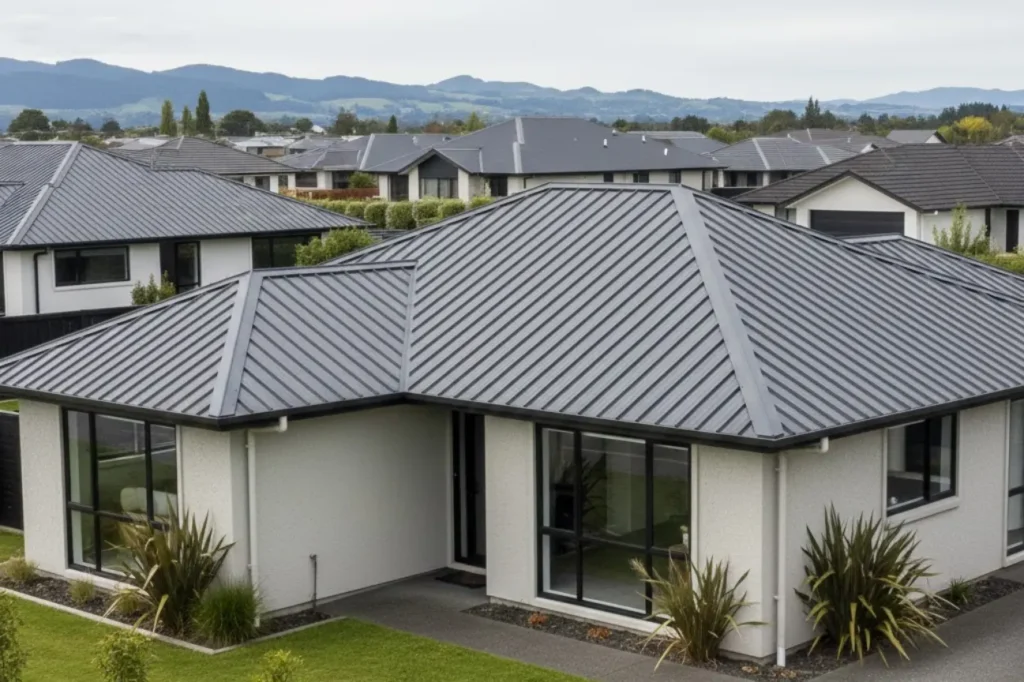 Recoated metal roof completed by Roofing Roofing Company Paraparaumu restoring protection and appearance