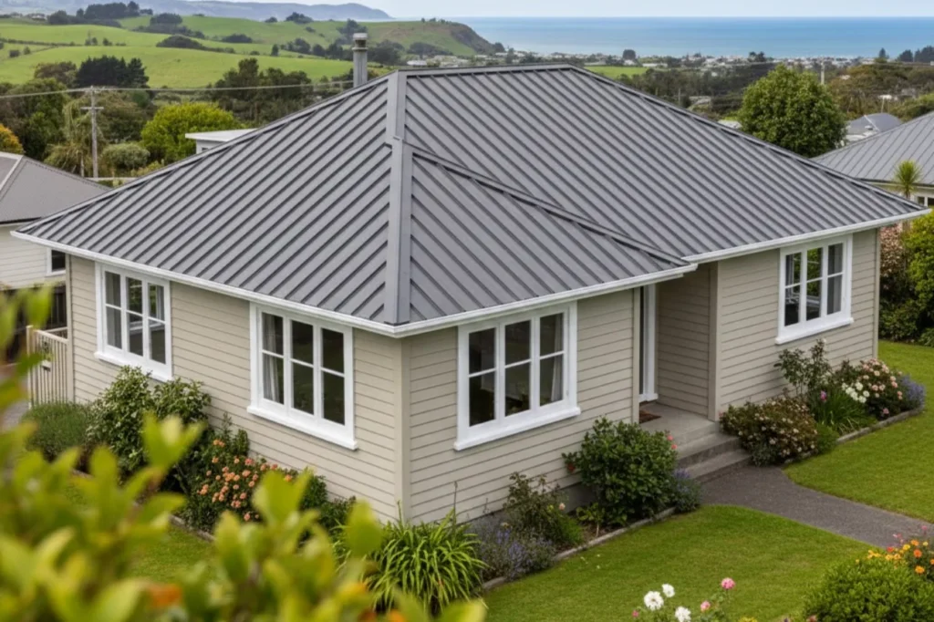 Restored residential roof completed by Roofing Porirua improving durability and overall roof appearance