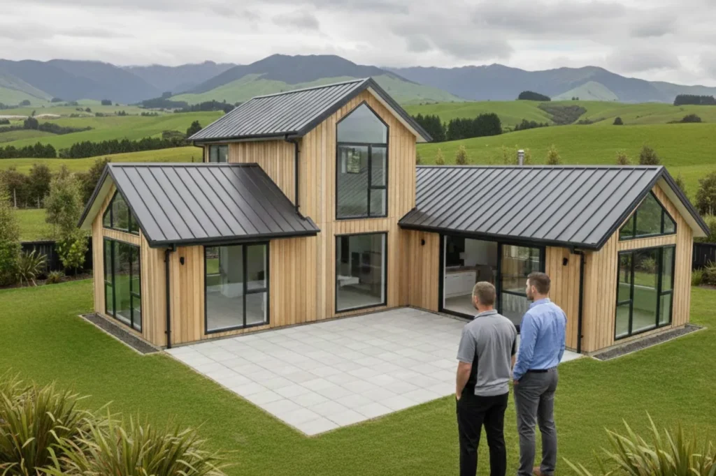 Residential roofing project reviewed on site by Roofing Lower Hutt demonstrating clear communication and teamwork