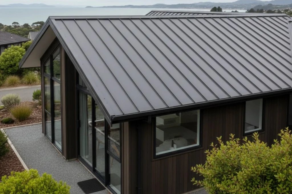 Roofing Wellington providing expert metal roof replacement services for modern and durable homes