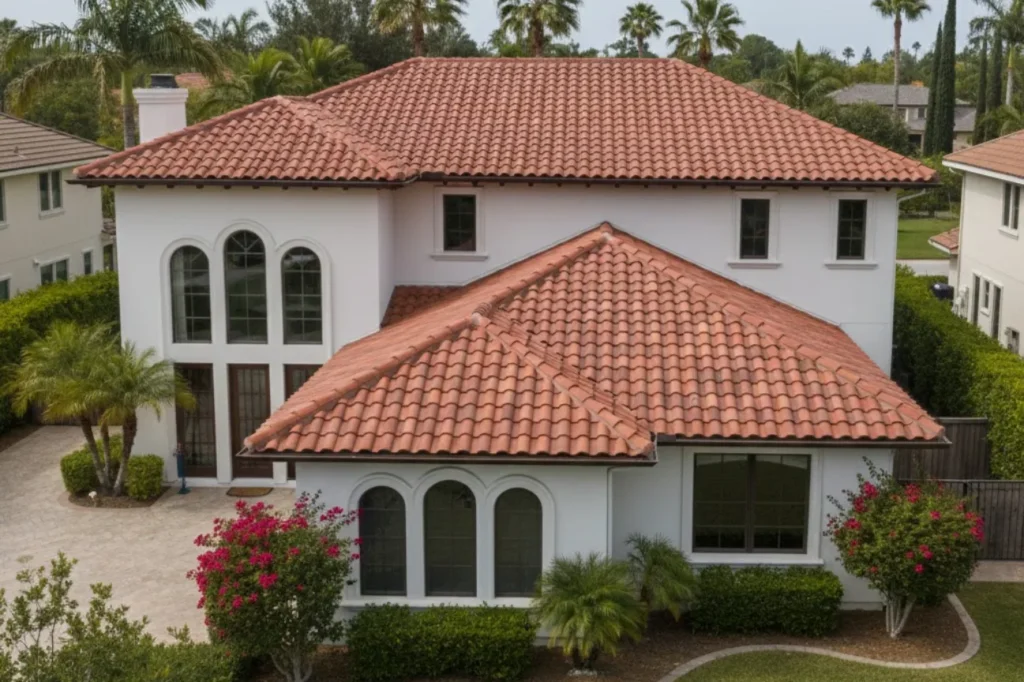 Tile roof replacement completed by Roofing Porirua improving durability and classic roof appearance